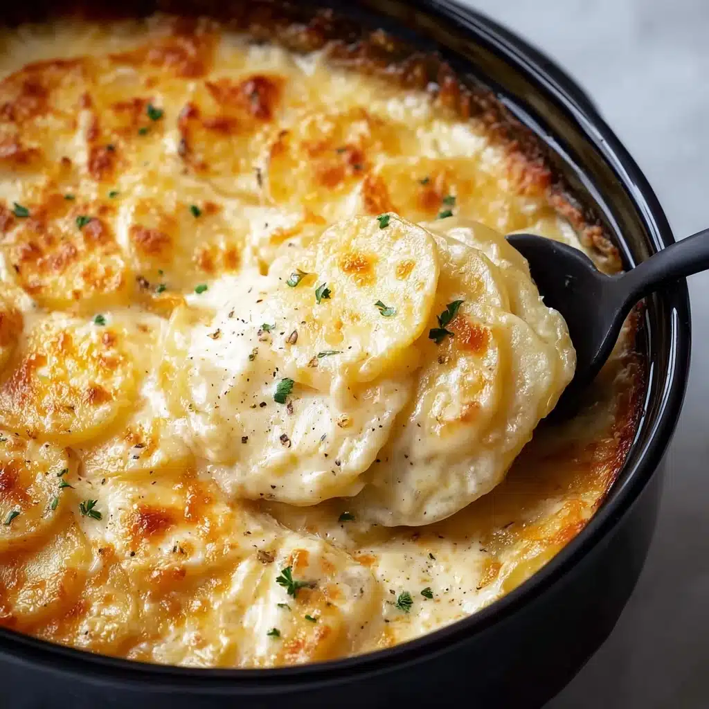 Slow Cooker Scalloped Potatoes Recipe - Recipe Image