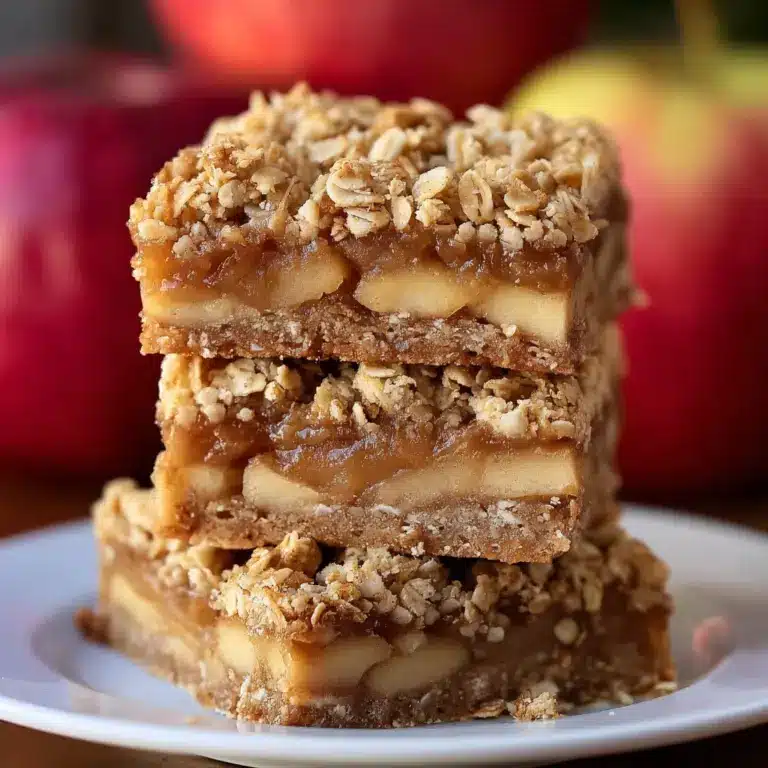 Easy Apple Crisp Bars Recipe
