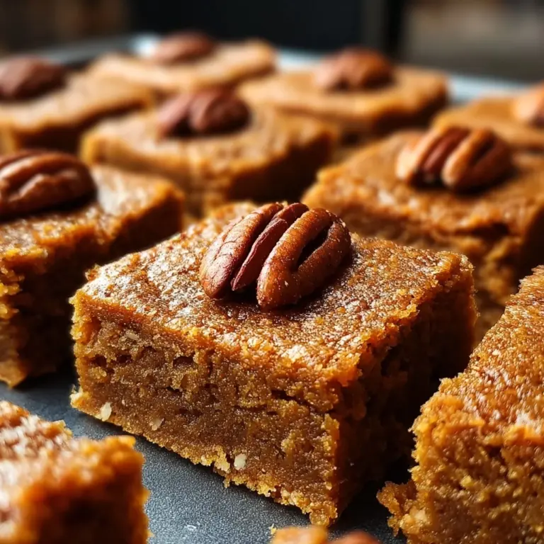 Pumpkin Pecan Blondies Recipe