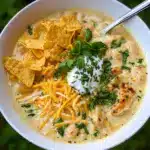 Green Chile Chicken Enchilada Soup Recipe