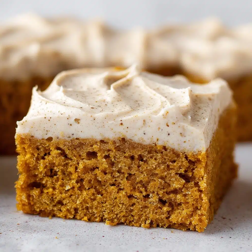 Pumpkin Bars with Brown Sugar Frosting Recipe - Recipe Image