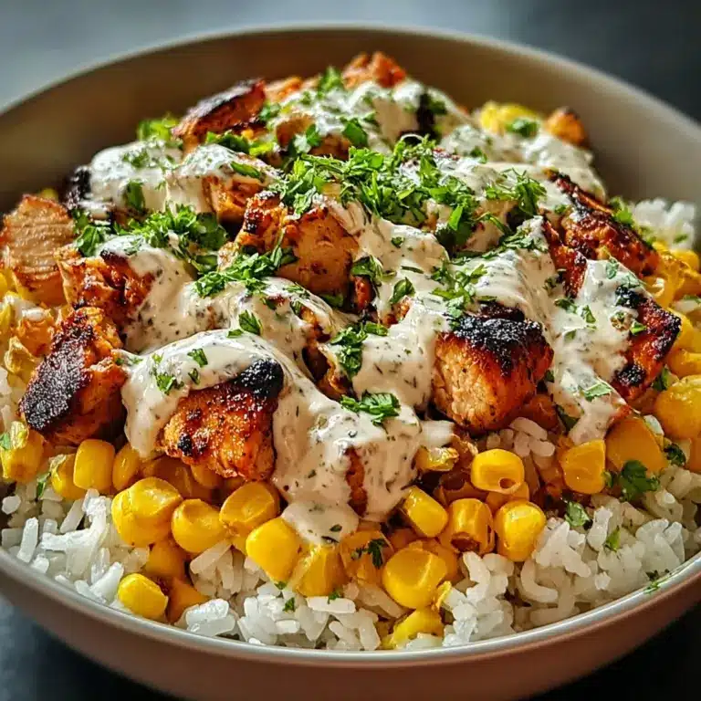Street Corn Chicken Rice Bowl Recipe
