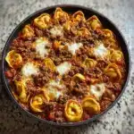 Cheesy Beef Tortellini Bake Recipe