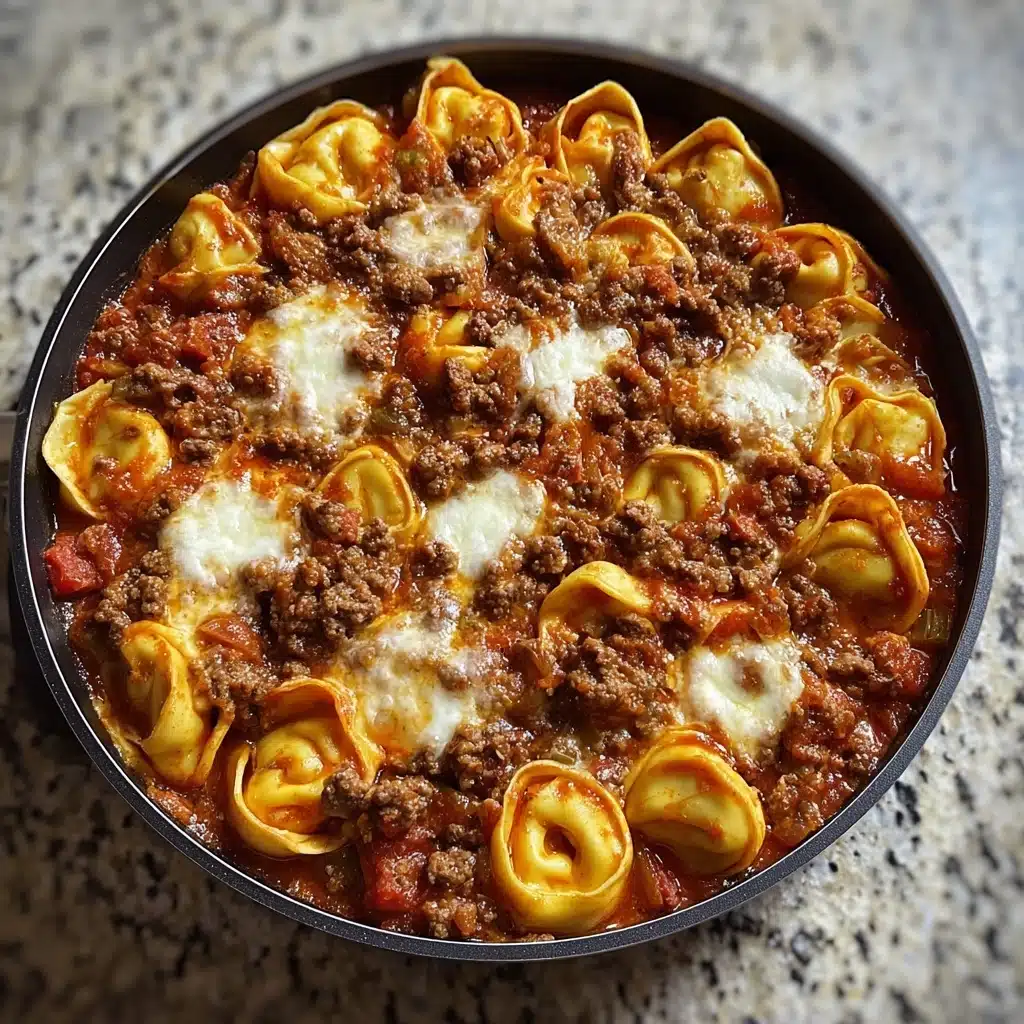 Cheesy Beef Tortellini Bake Recipe