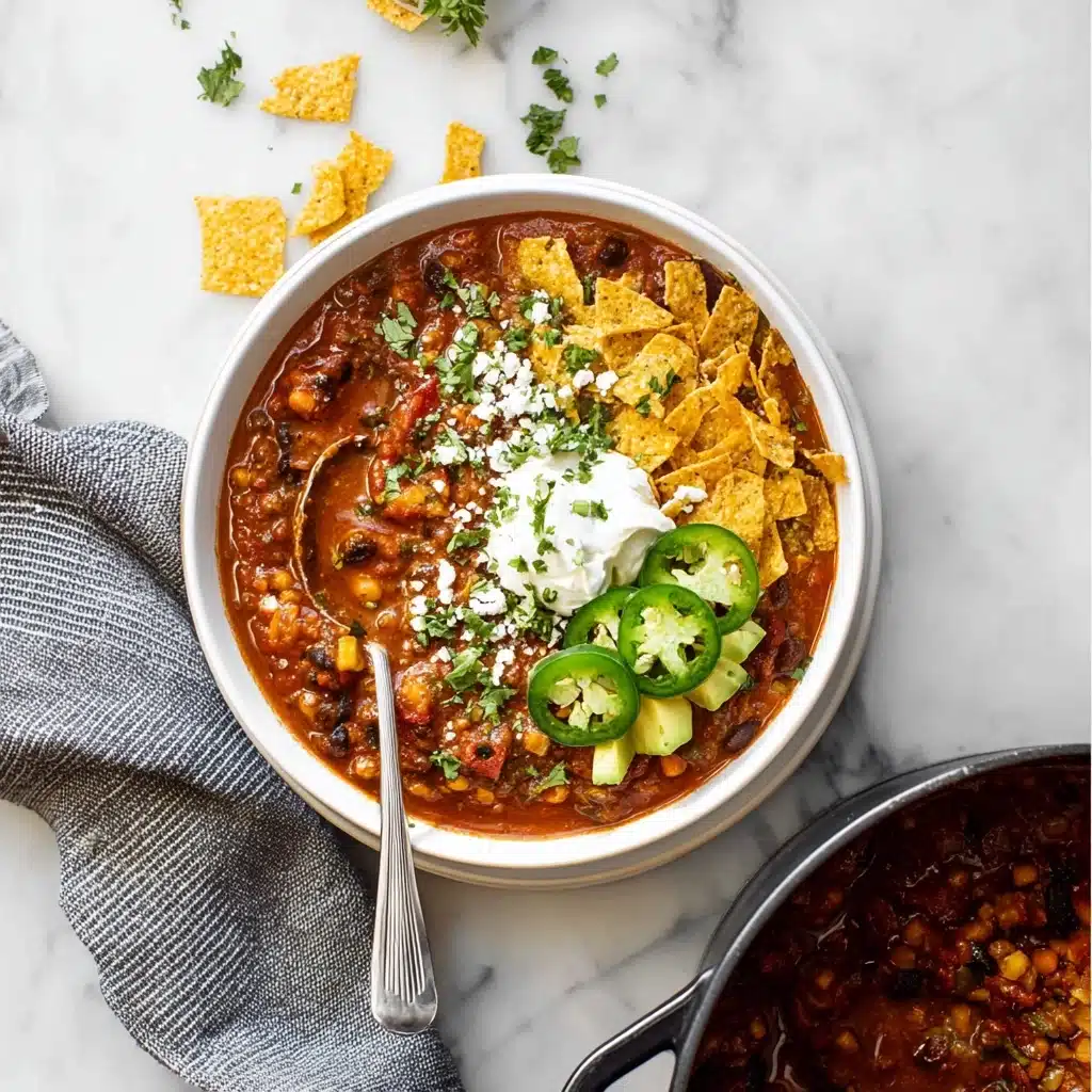 Vegan Black Bean Chili Recipe - Recipe Image