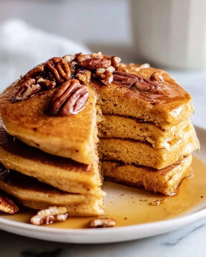 Gluten-Free Pumpkin Protein Pancakes Recipe