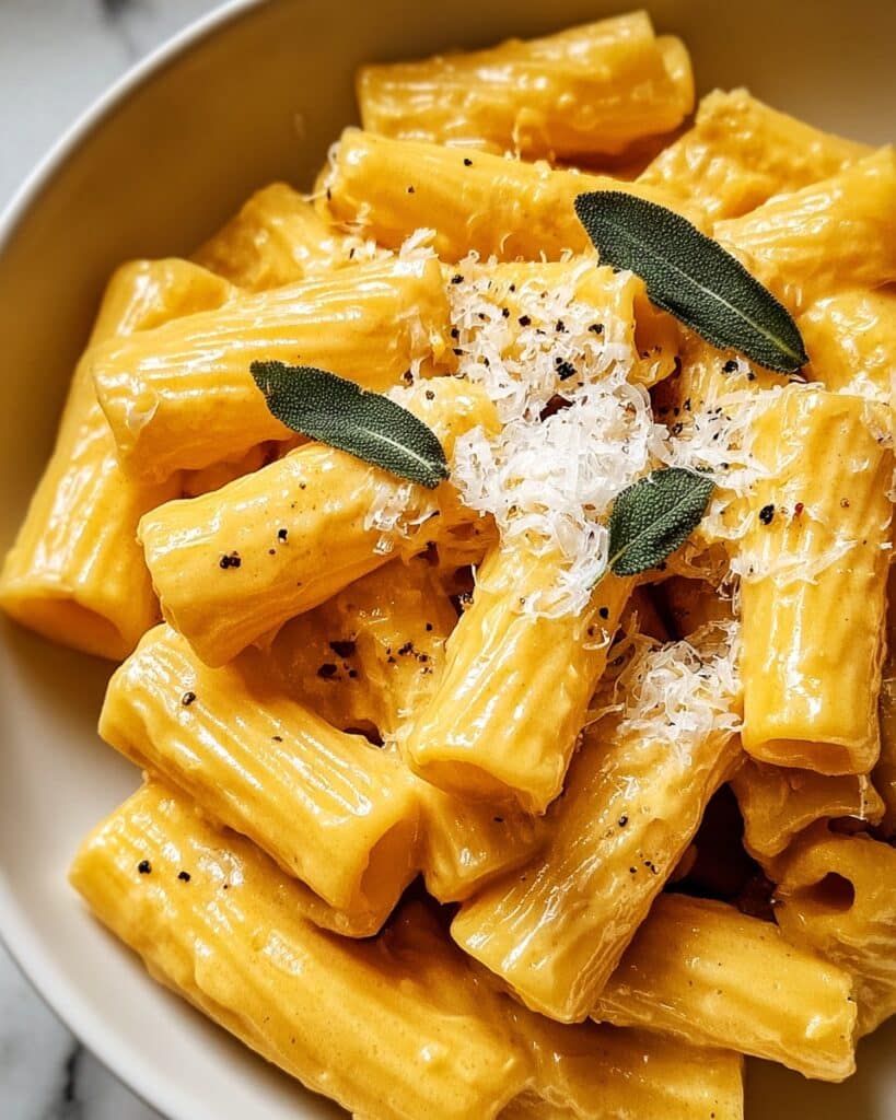 Creamy Parmesan Pumpkin Pasta Recipe