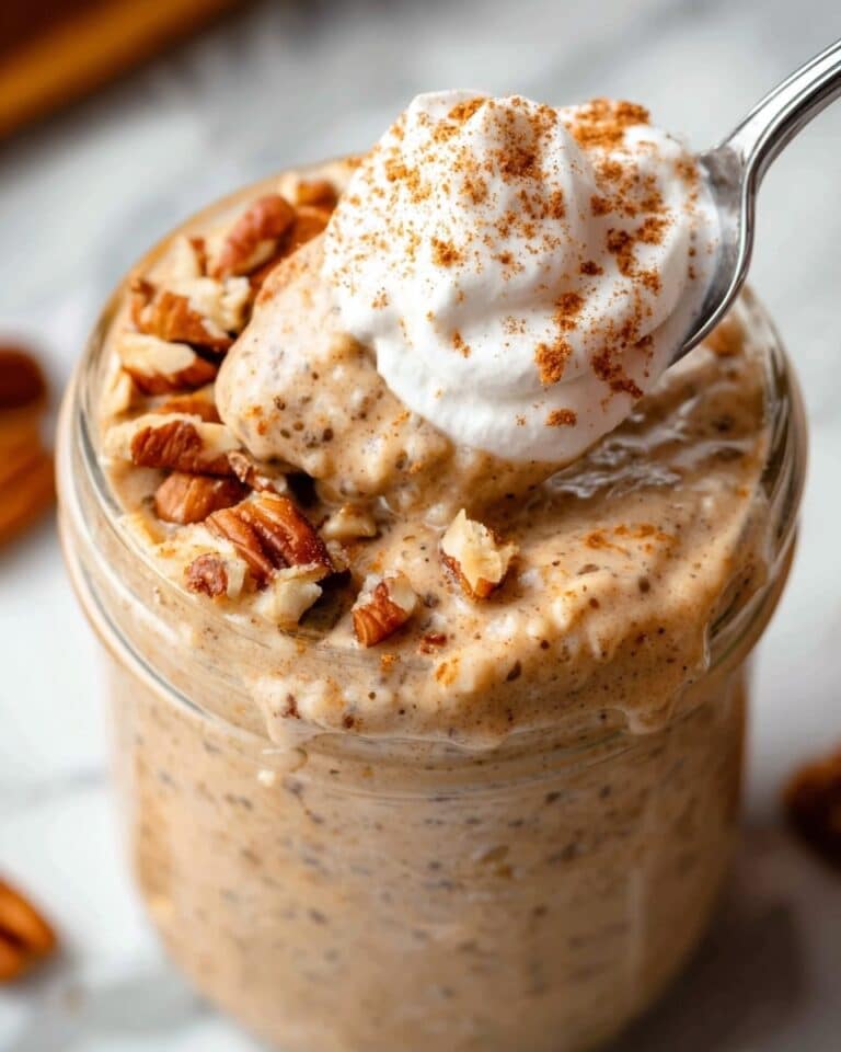 High Protein Pumpkin Overnight Oats Recipe