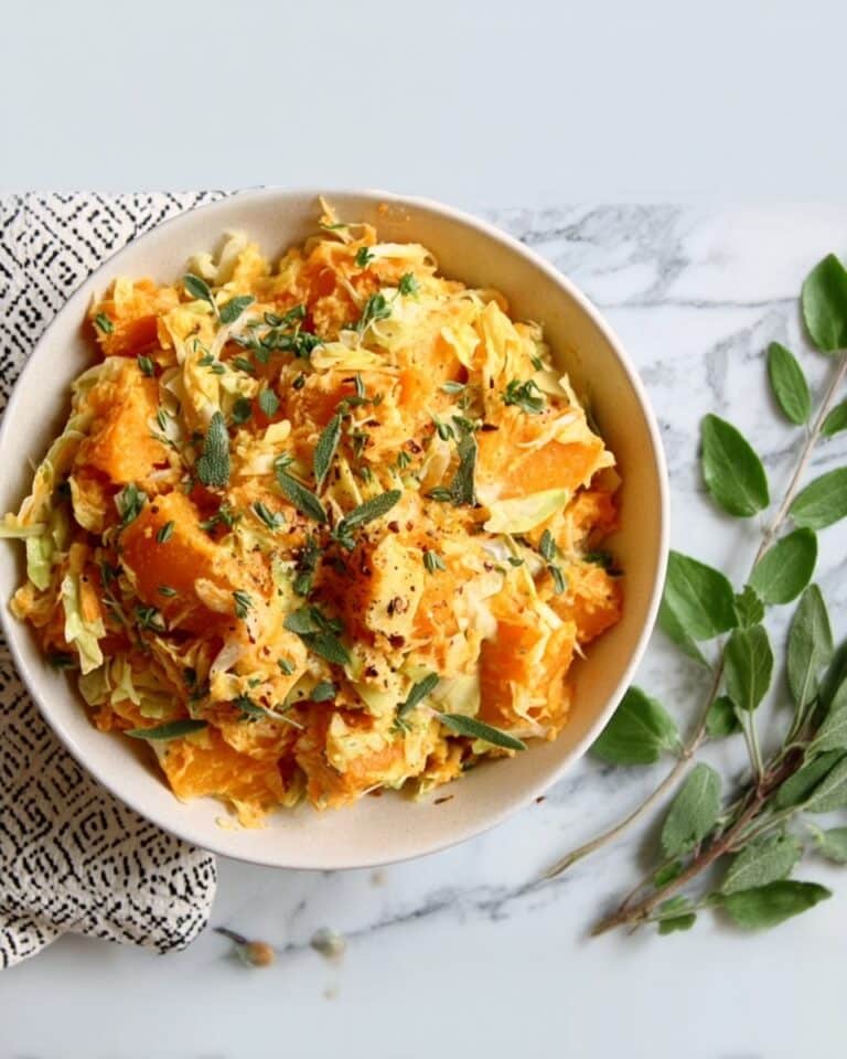 Cheesy Butternut Squash Orzo Recipe