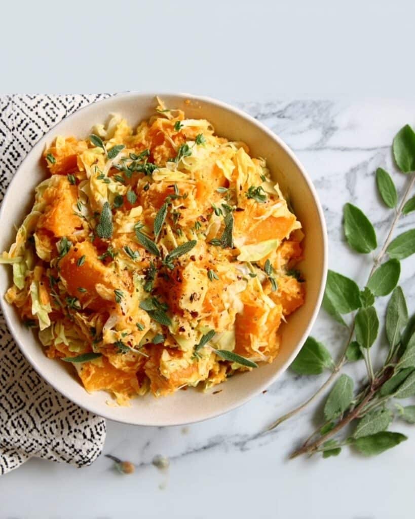 Cheesy Butternut Squash Orzo Recipe