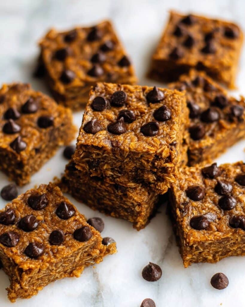 Healthy Pumpkin Oatmeal Bars Recipe