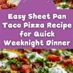Easy Sheet Pan Taco Pizza Recipe