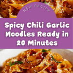 Spicy Chili Garlic Noodles Recipe