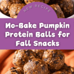 Pumpkin Protein Balls Recipe