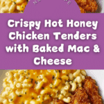 Hot Honey Chicken Tenders with Baked Mac and Cheese Recipe