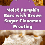 Pumpkin Bars with Brown Sugar Frosting Recipe