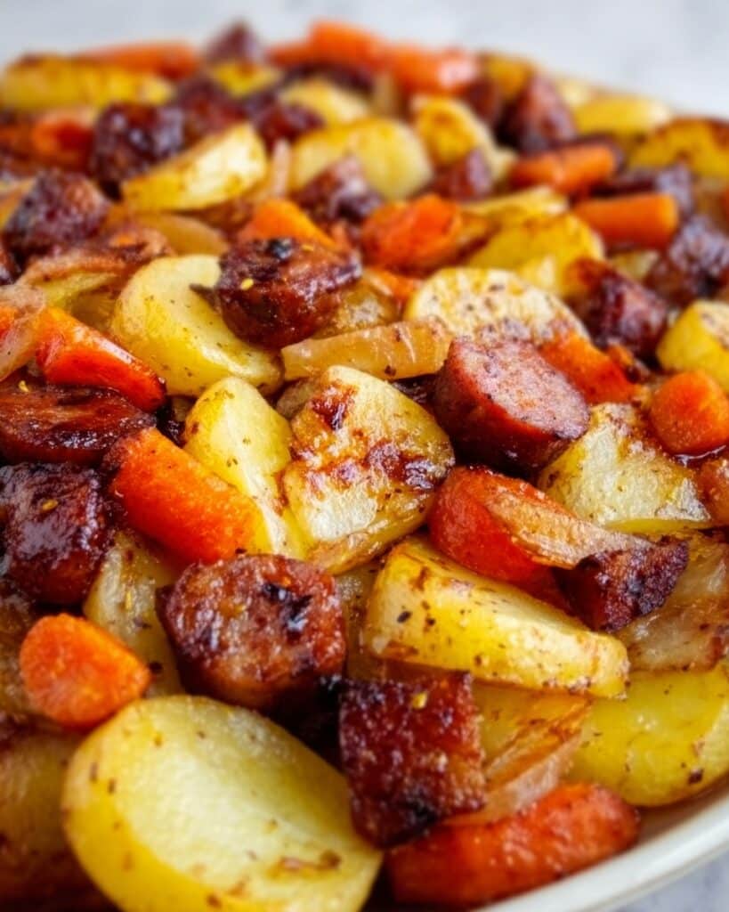 Amazing Maple Dijon Roasted Apples & Carrots Delight Recipe