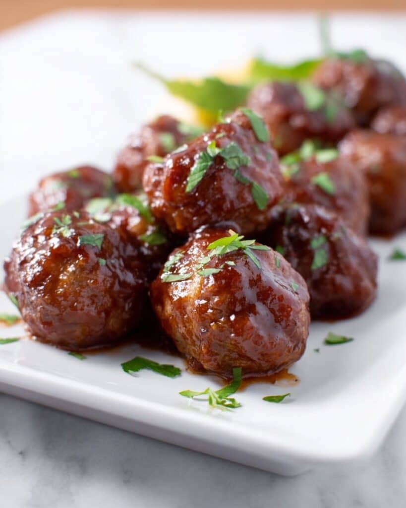 Maple Glazed Meatballs Recipe