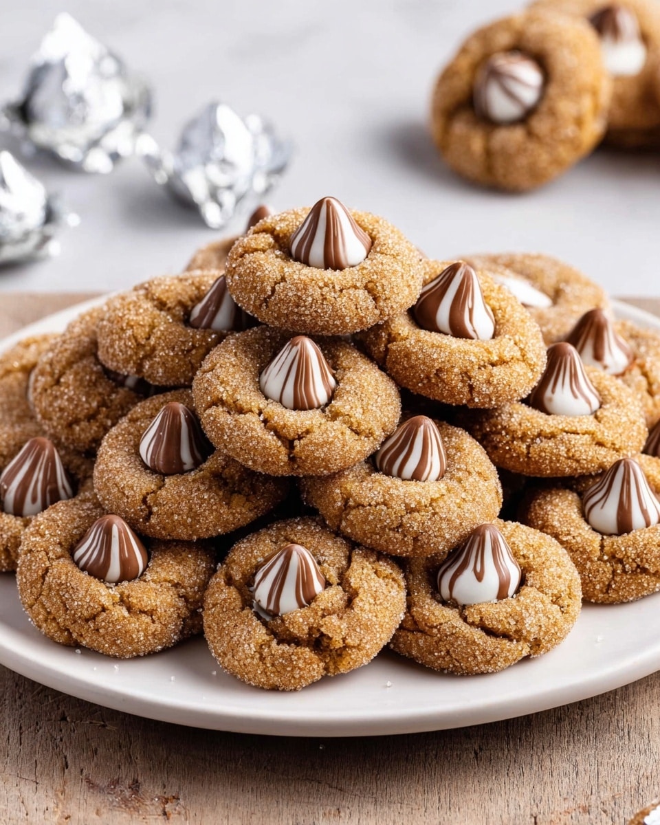 Gingerbread Kiss Cookies Recipe