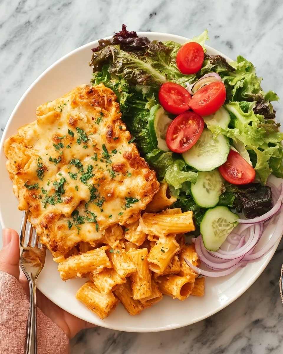 Cheesy Pumpkin Ricotta Pasta Bake Recipe
