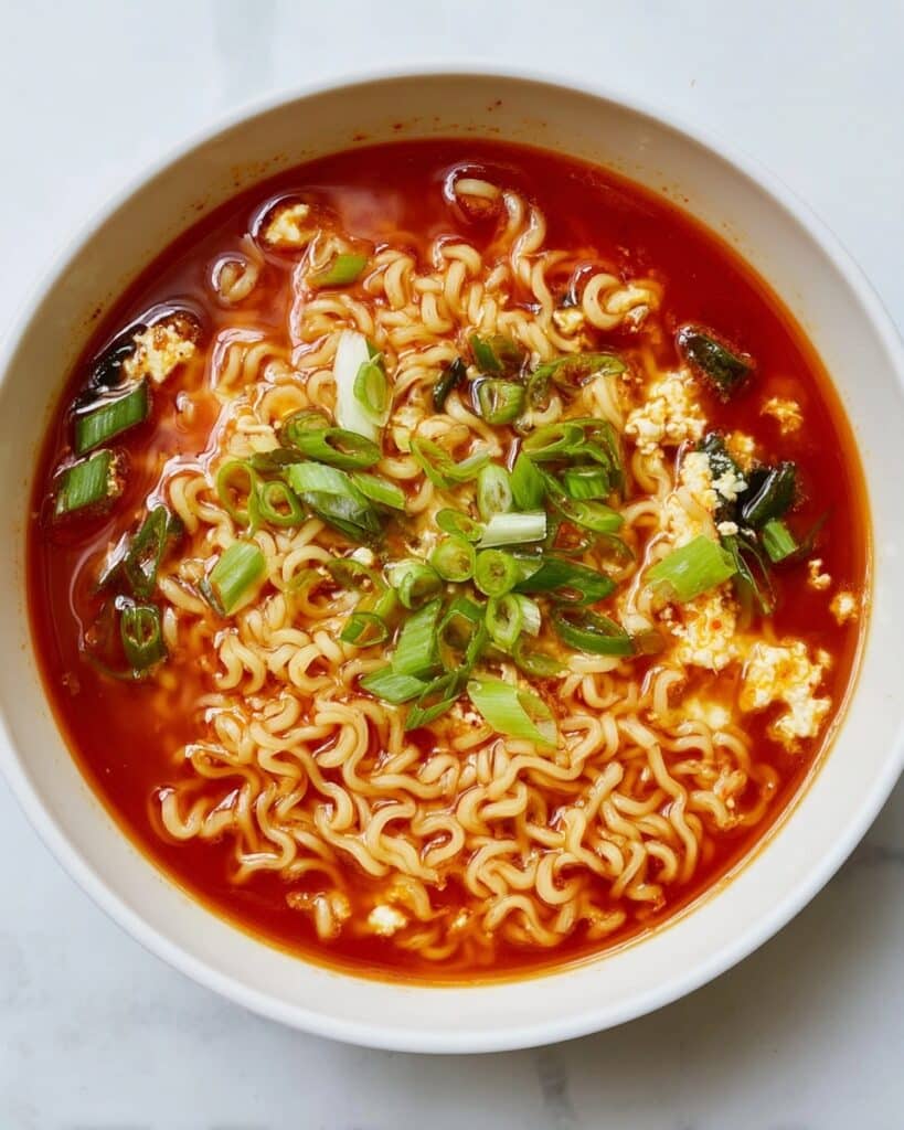 Tomato and Egg Drop Noodle Soup Recipe