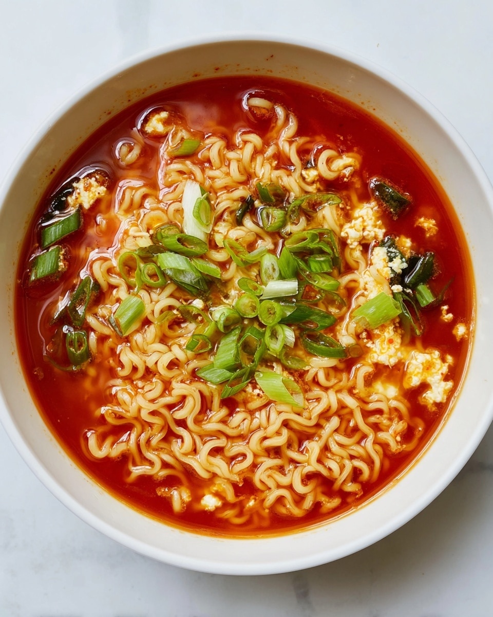Tomato and Egg Drop Noodle Soup Recipe