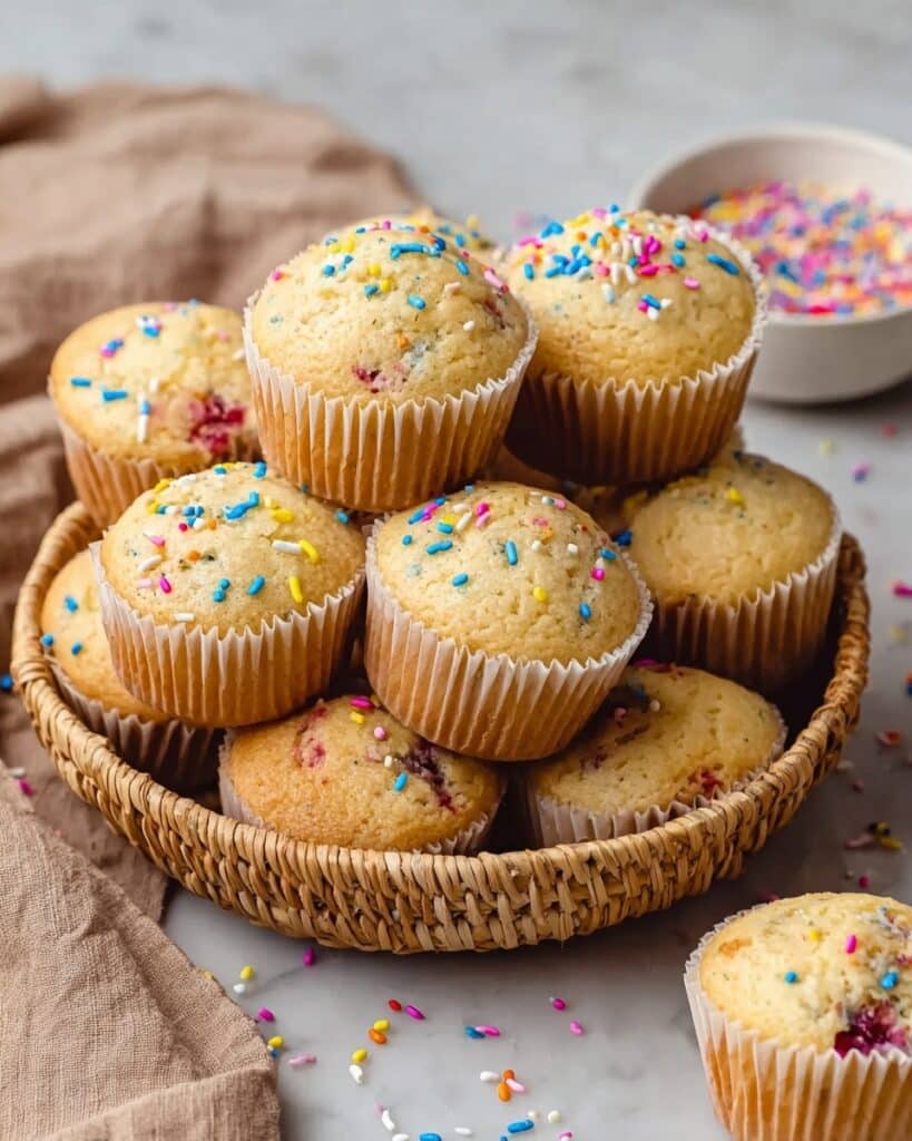 Mini Funfetti Joghurt Muffins Recipe
