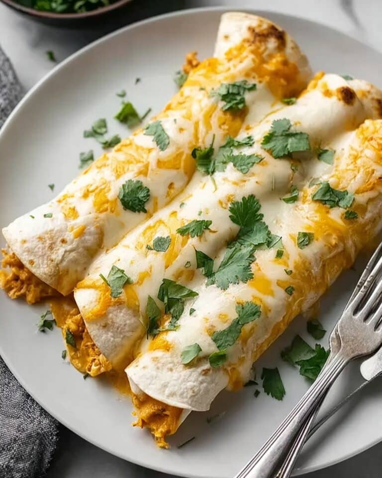 Creamy Pumpkin Chicken Enchiladas for Cozy Fall Family Dinners Recipe