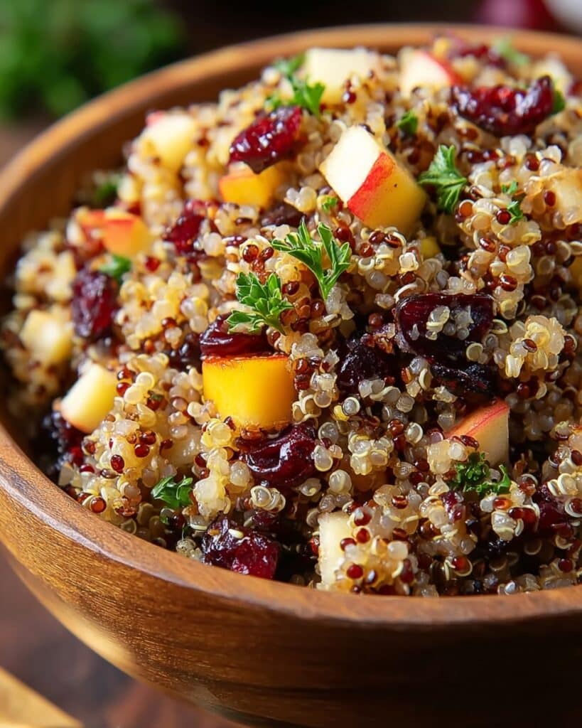 Cranberry Apple Quinoa Salad Recipe