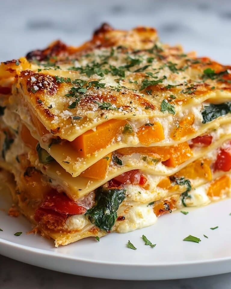 Autumn Harvest Veggie Lasagna Recipe