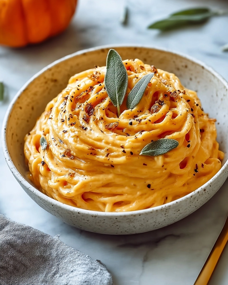 Creamy Pumpkin Cottage Cheese Pasta for Cozy Nights Recipe
