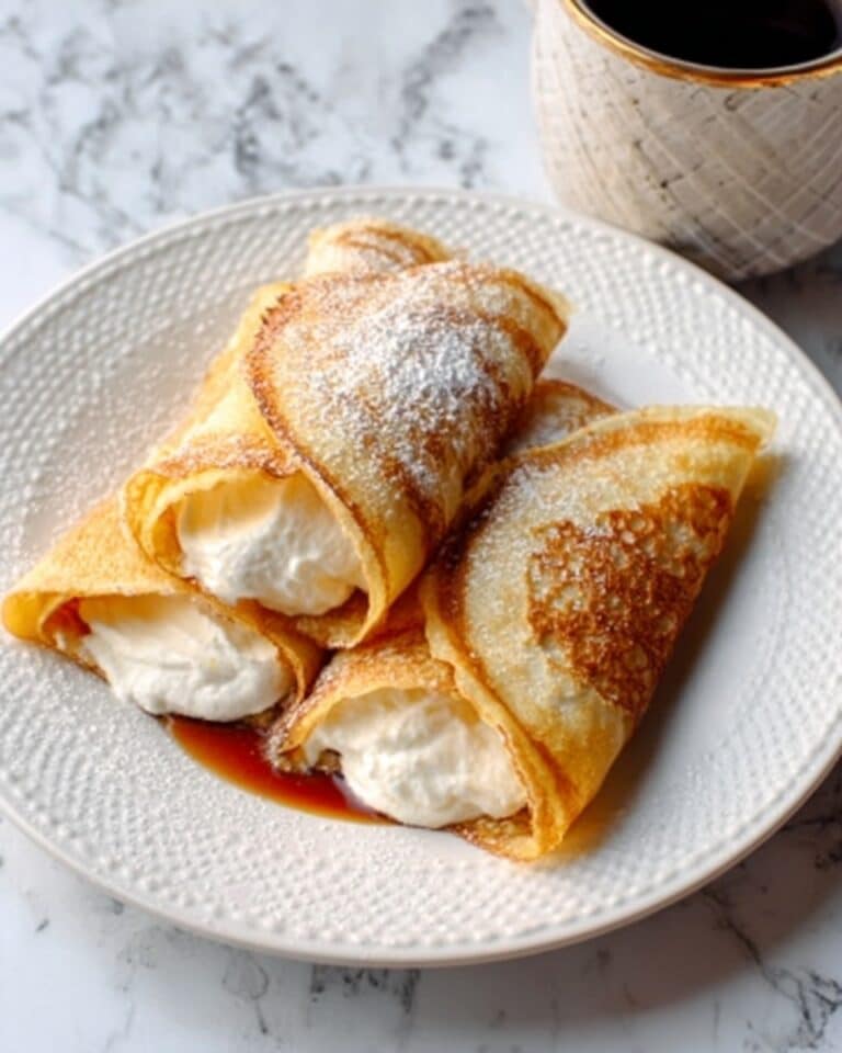 Pumpkin Crepes with Mascarpone Filling Recipe