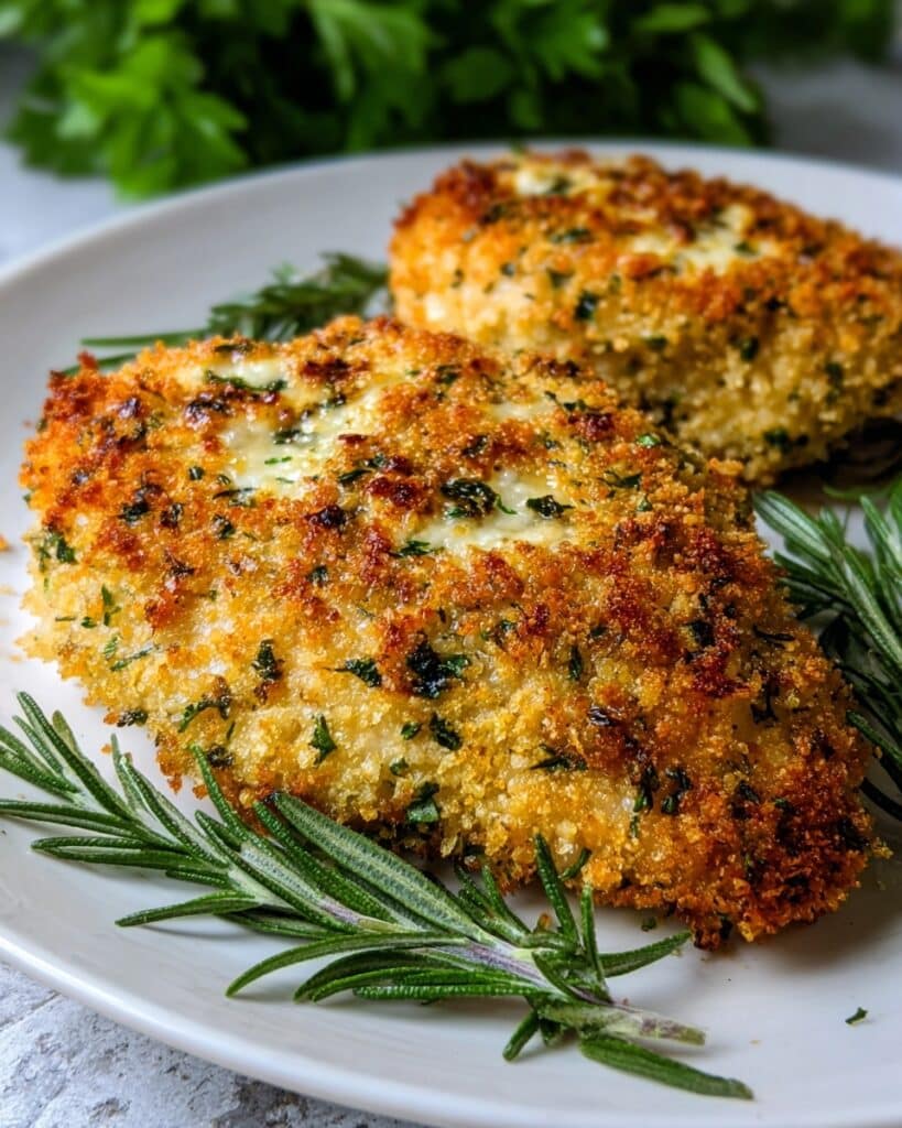 Herb-Crusted Baked Boursin Chicken Recipe