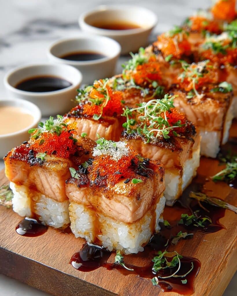 Spicy Salmon Sushi Bake Recipe
