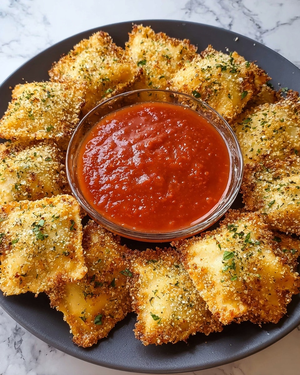 Toasted Ravioli in Air Fryer or Oven Recipe