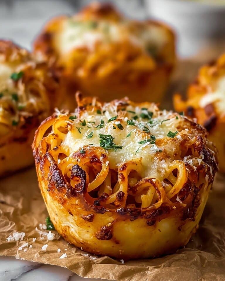 Spaghetti with Garlic Bread Recipe