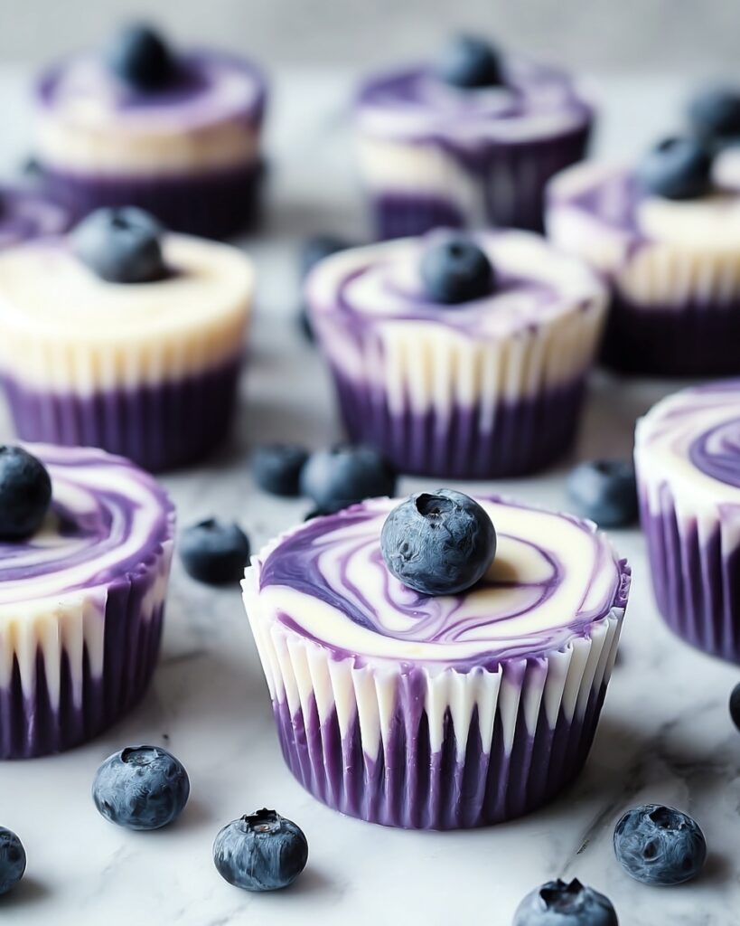 Blueberry Swirl Yogurt Bites Recipe