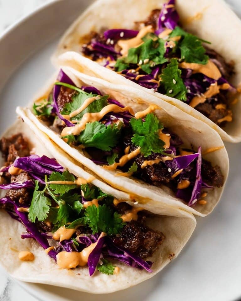 Simple Slow-Cooked Korean Beef Soft Tacos Recipe