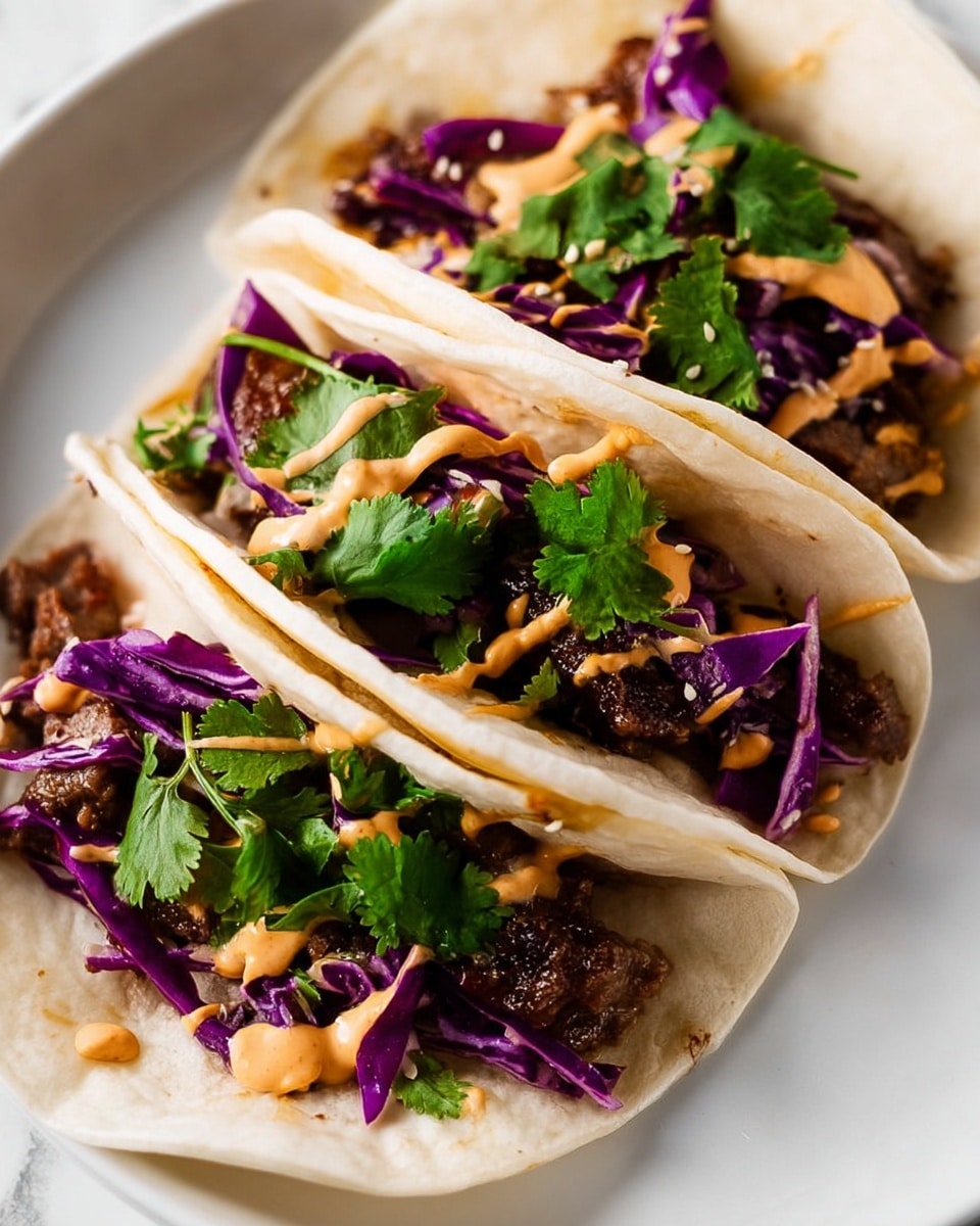 Simple Slow-Cooked Korean Beef Soft Tacos Recipe