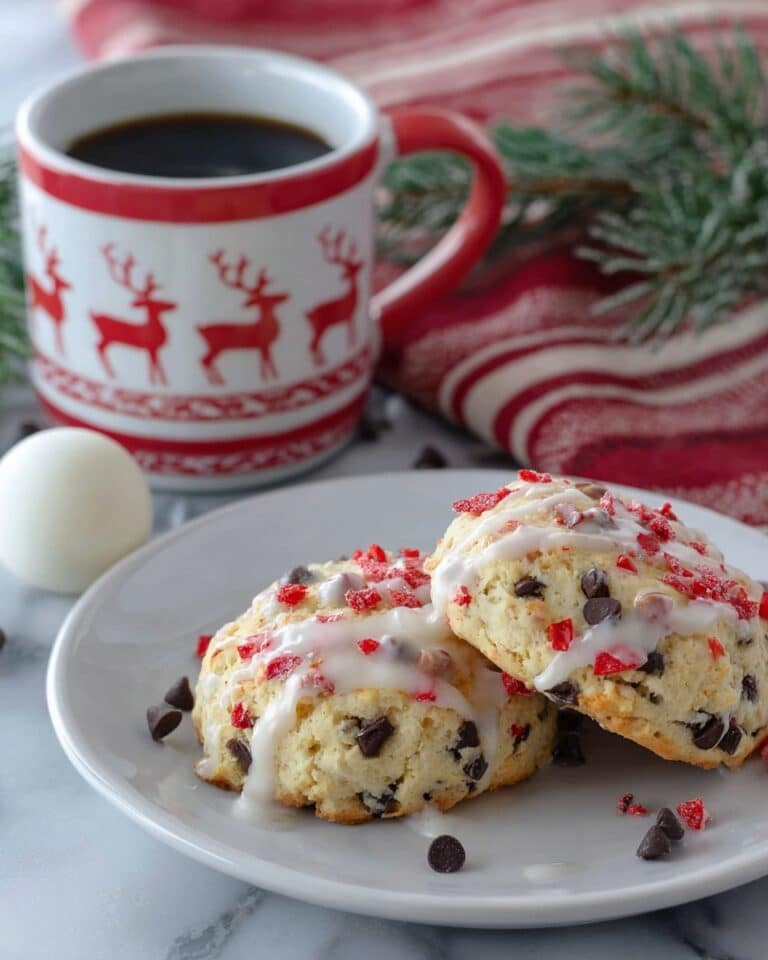 Chocolate Chip Peppermint Scones Recipe