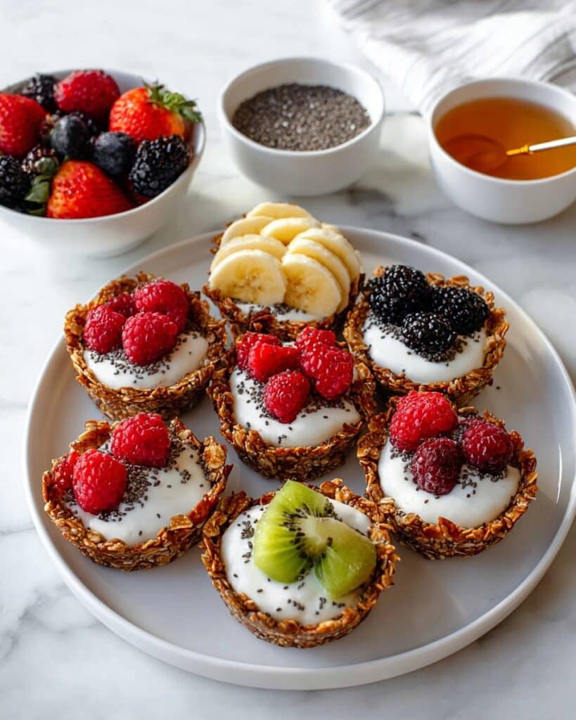 Granola Cups with Yogurt and Fresh Fruit Recipe
