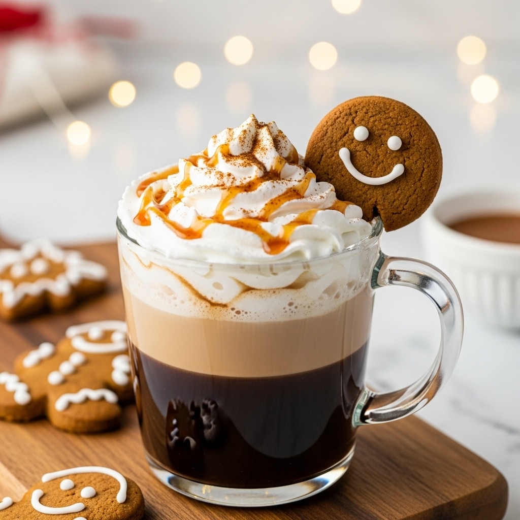 Iced Gingerbread Oatmilk Chai Latte Recipe