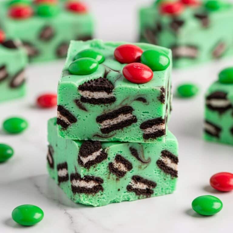 Christmas Mint Oreo Fudge Recipe