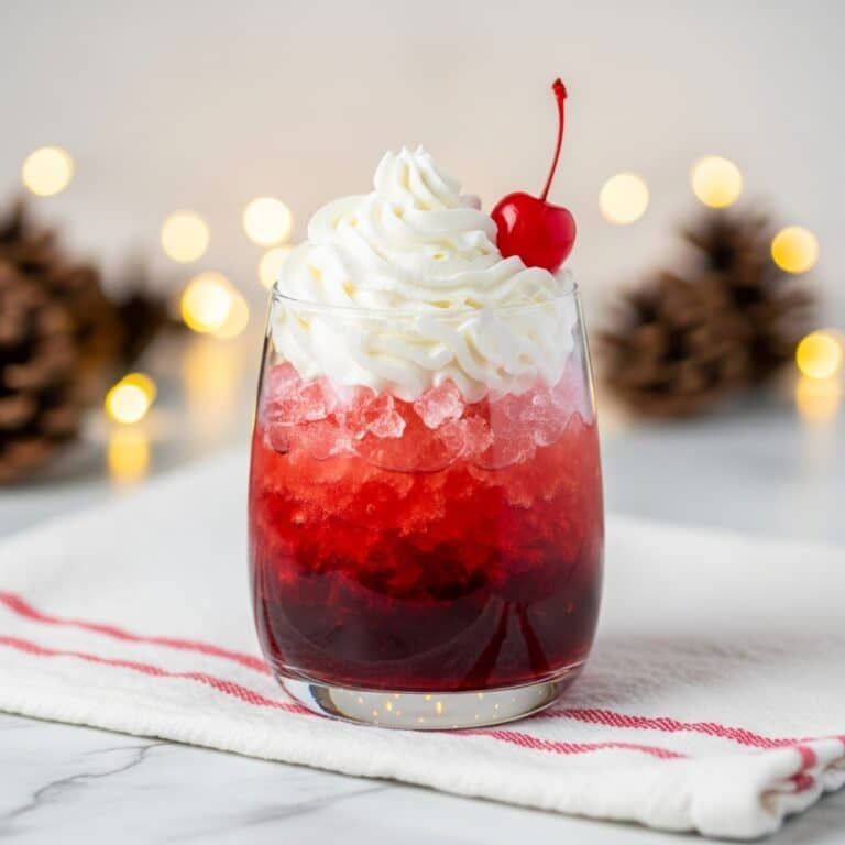 Santa’s Hat Shirley Temple Recipe