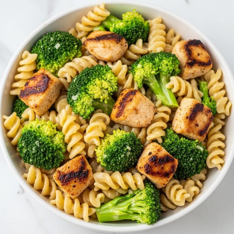 Creamy Rotisserie Chicken Broccoli Pasta Recipe