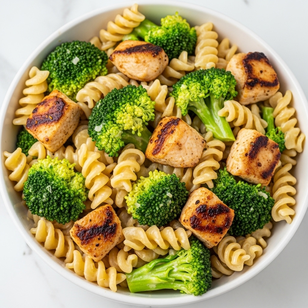 Creamy Rotisserie Chicken Broccoli Pasta Recipe
