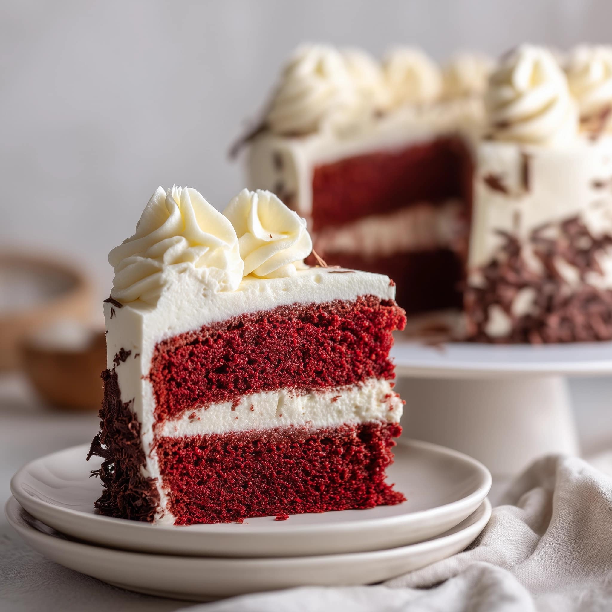 Red Velvet Earthquake Cake with Cheesecake & Chocolate Chips Recipe - Recipe Image