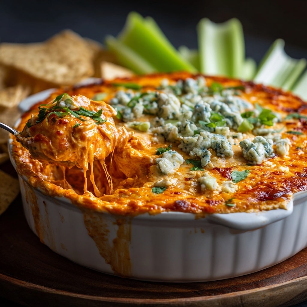 Creamy Buffalo Chicken Dip Recipe - Recipe Image