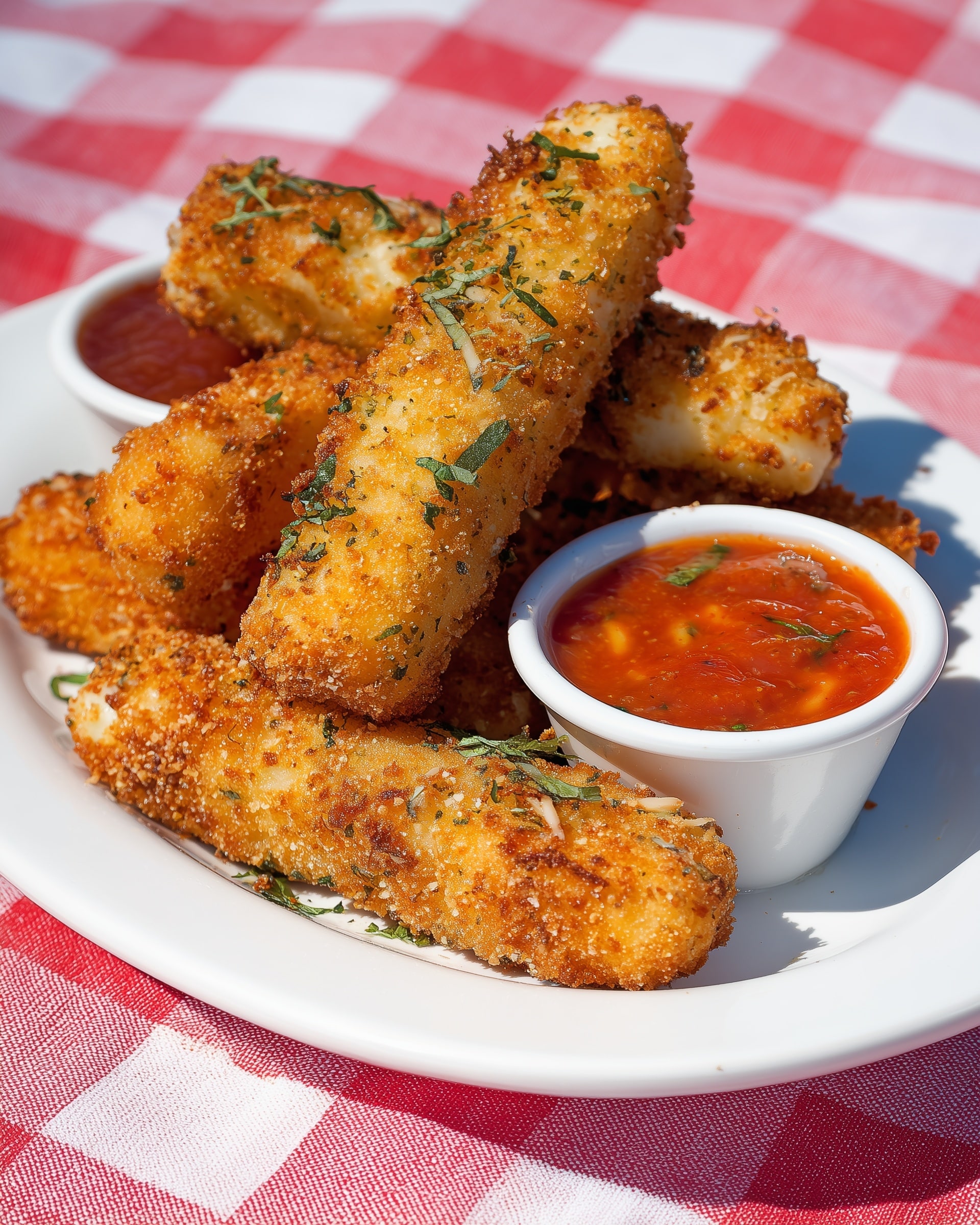 Crispy Mozzarella Sticks Recipe - Recipe Image