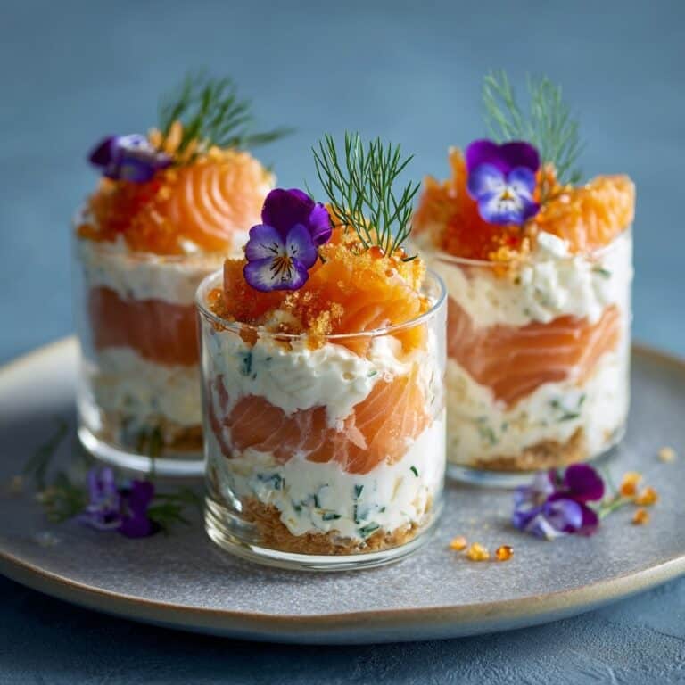 Cucumber Canapés with Smoked Salmon Mousse Recipe